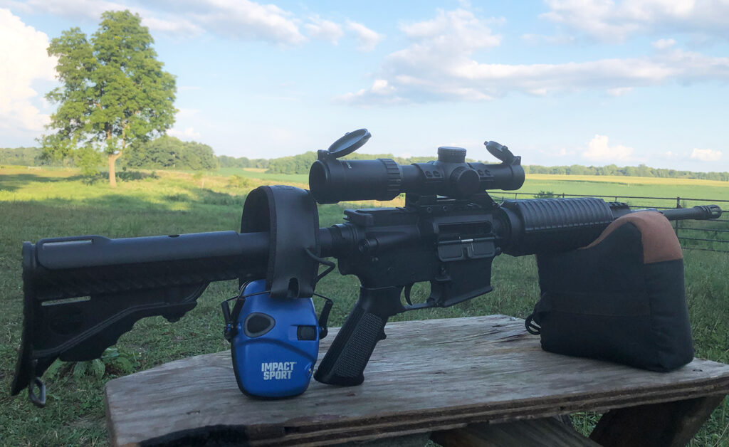 Athlon Argon BTR Gen2 1-8x24 mounted on a DPMS Oracle Carbine