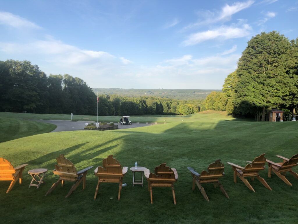 From the Treetops Club House at the Rick Smith Signature Course. 